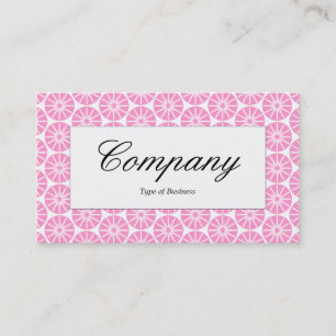 Centre Label - Star Wheel - Pink Business Card