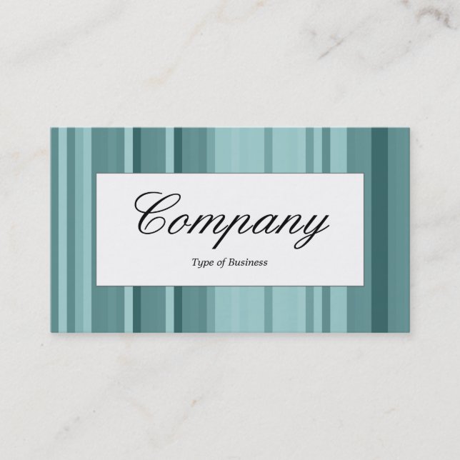 Centre Label - Stripes 02 Business Card (Front)