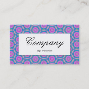 Centre Label - Terrazzo Pattern Business Card