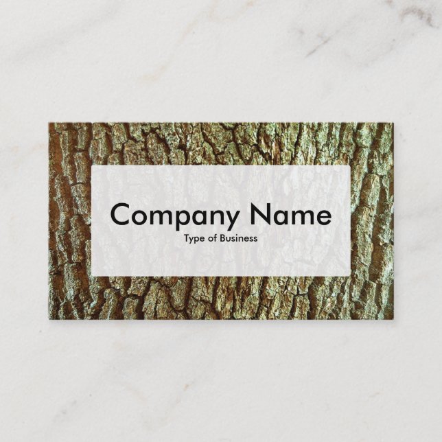 Centre Label v3 - Bark 03 Business Card (Front)