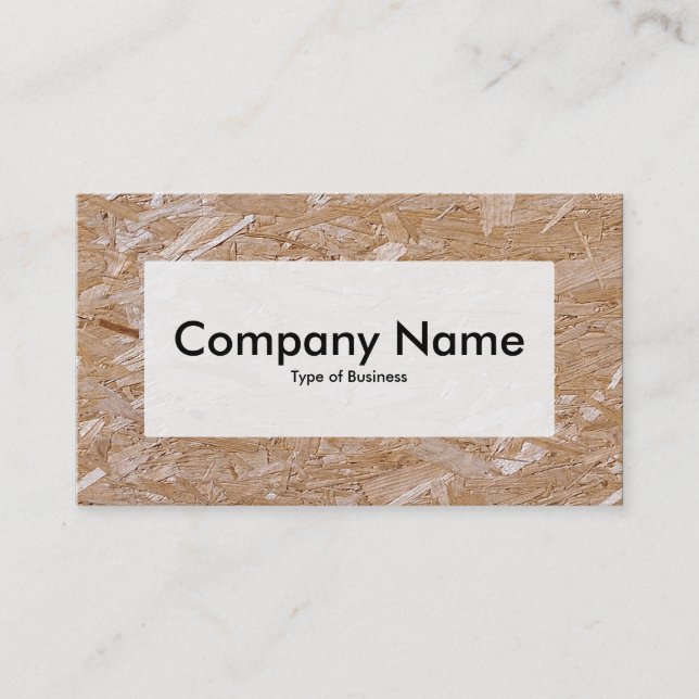 Centre Label v3 - Chip Board Business Card (Front)