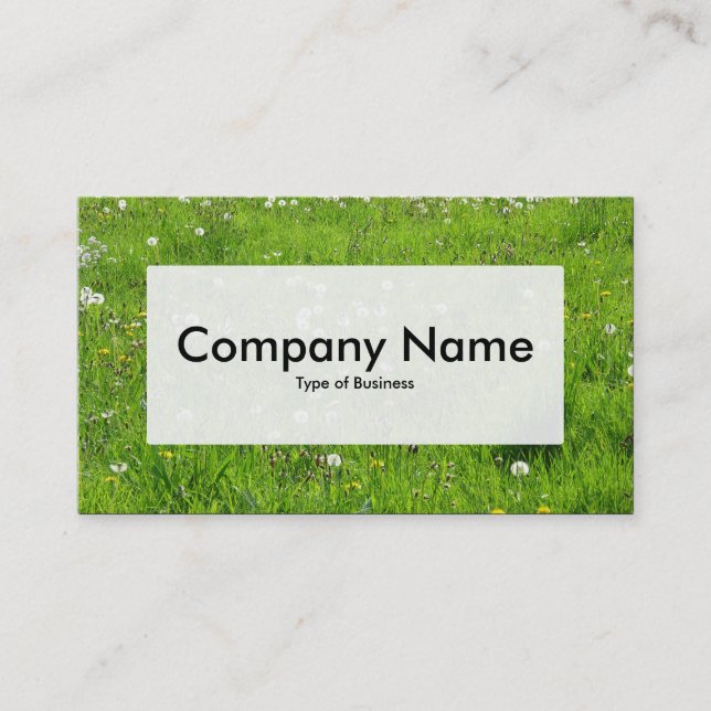 Centre Label v3 - Dandelion Meadow 02 Business Card (Front)