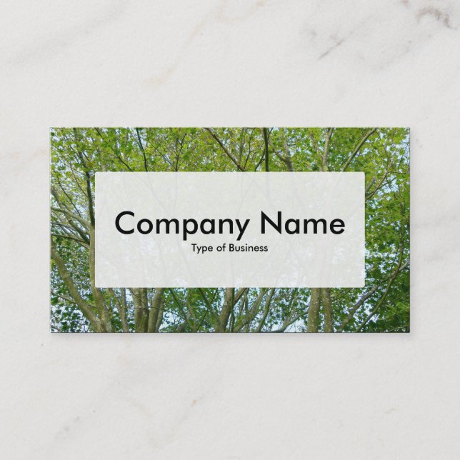 Centre Label v3 - Japanese Maple Business Card (Front)