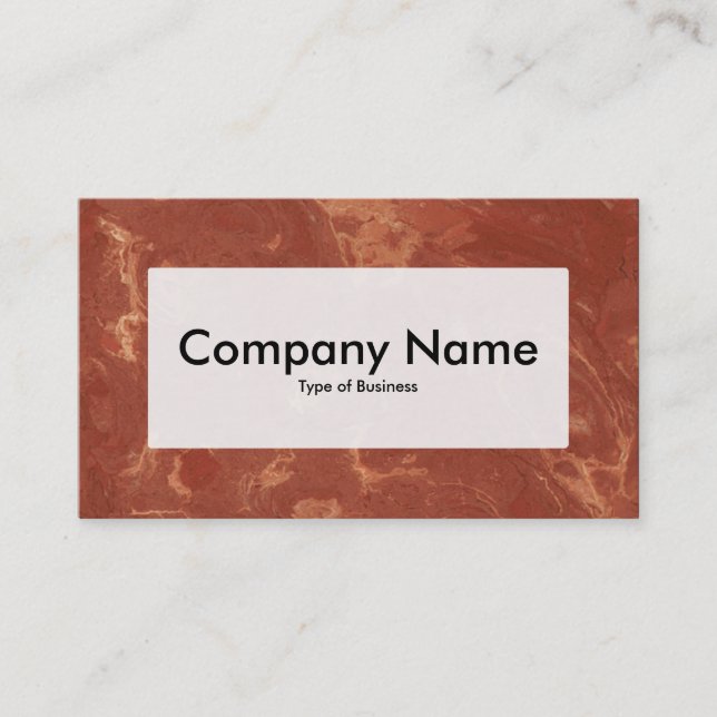 Centre Label v3 - Marble 01 Business Card (Front)