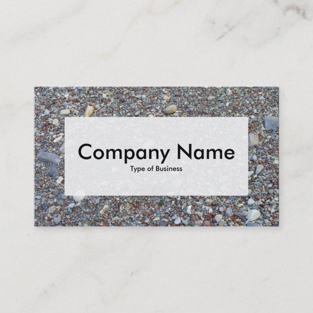 Centre Label v3 - Pebble Beach Business Card (Front)