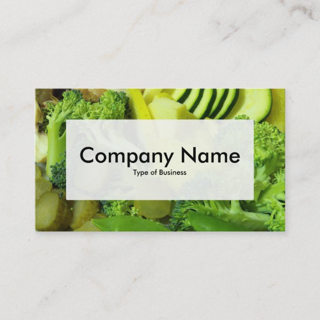 Centre Label v3 - Stir-fry Vegetables 01 Business Card (Front)
