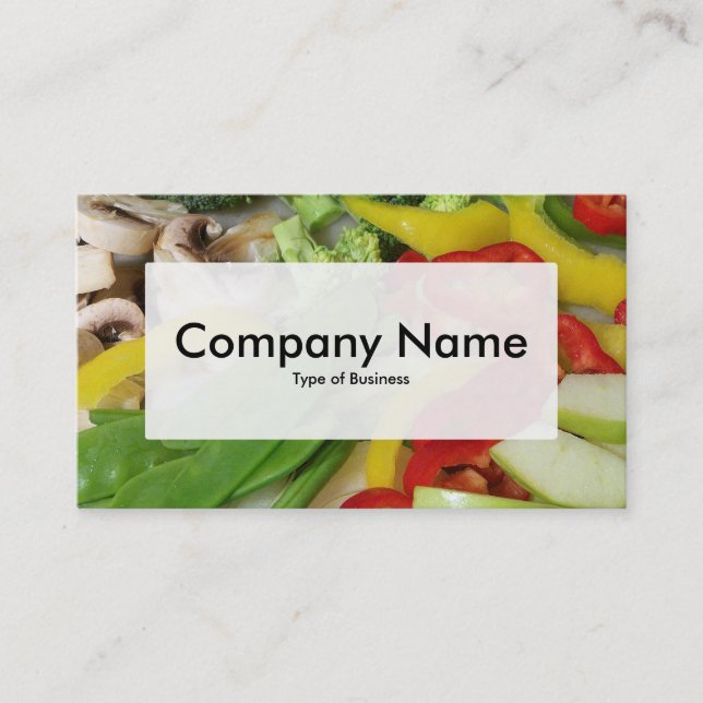 Centre Label v3 - Stir-fry Vegetables 02 Business Card (Front)