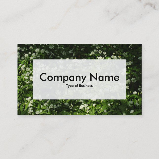 Centre Label v3 - Wild Garlic Business Card (Front)