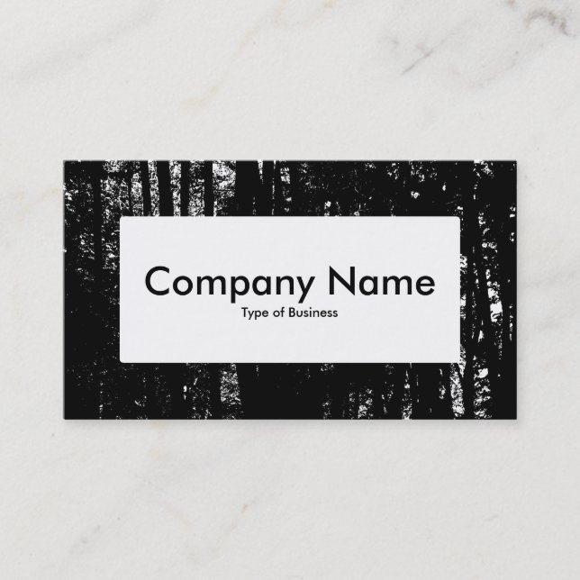 Centre Label v4 - Dark Woods HC Business Card (Front)