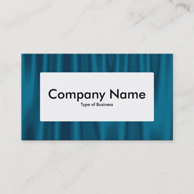Centre Label v4 - Drapery 01 Business Card (Front)