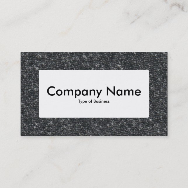 Centre Label v4 - Fine Wool Business Card (Front)