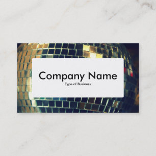Centre Label v4 - Mirror Ball Business Card