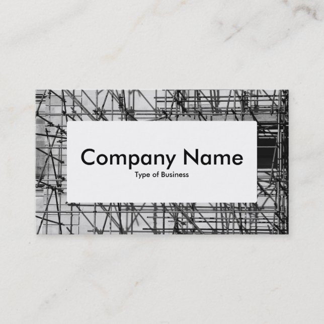 Centre Label v4 - Scaffolding Business Card (Front)