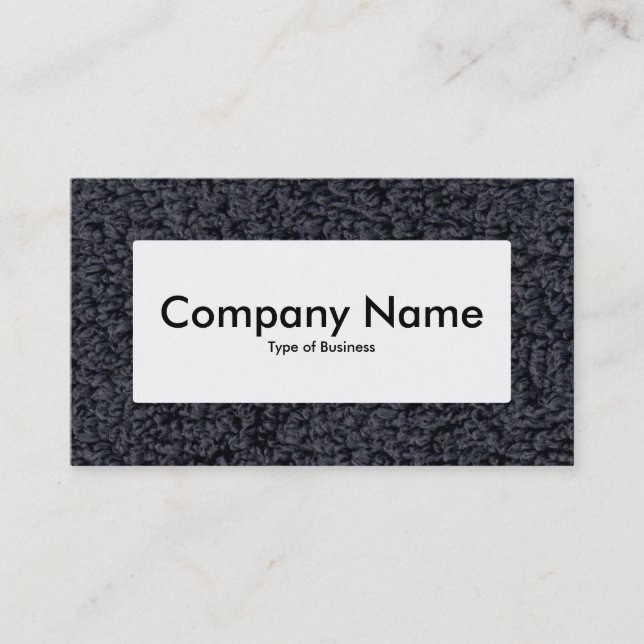 Centre Label v4 - Woolly Carpet Business Card (Front)
