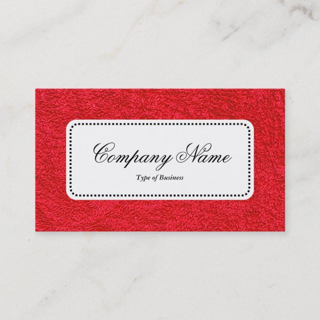 Centre Label v5 - Carpet 01 Business Card (Front)