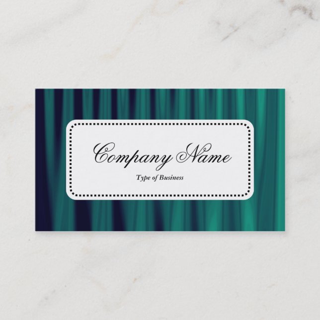 Centre Label v5 - Drapery 03 Business Card (Front)