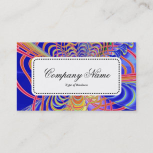 Centre Label v5 - Fractal Abstract 061012d Business Card