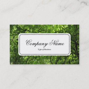 Centre Label v5 - Woodland Canopy Business Card