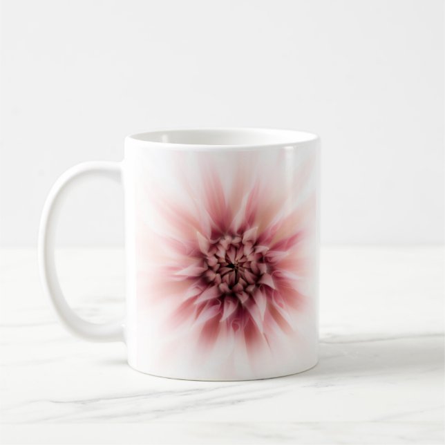 Centre of a Pink Dahlia  Coffee Mug (Left)