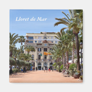 Centre of Lloret de Mar, Spain Magnet