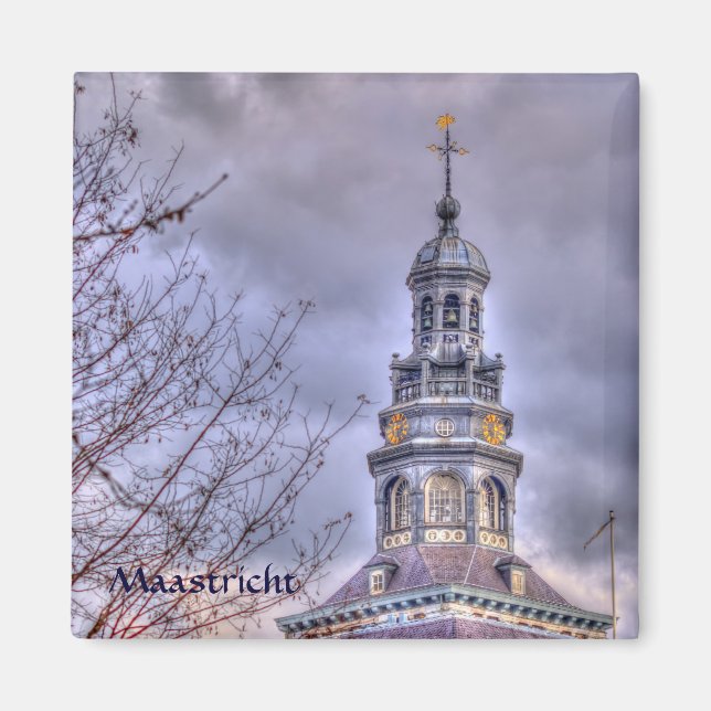 Centre of Maastricht, Netherlands Magnet (Front)