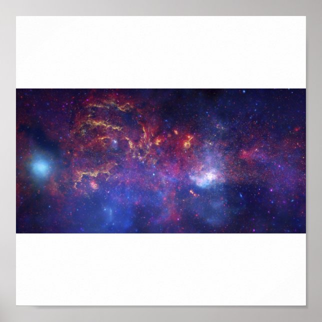 Centre of the Milky Way galaxy Poster (Front)