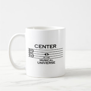 Centre of the Musical Universe Alto Clef Design Coffee Mug