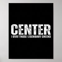 Centre Offensive Lineman _ Funny Football Athlete 