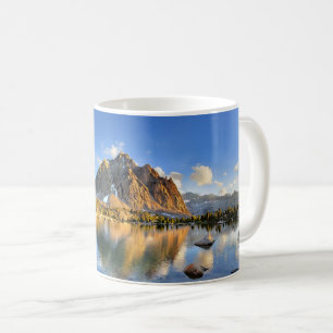 Centre Peak over Lower Golden Bear Lake - Sierra Coffee Mug