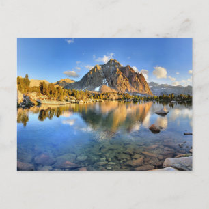 Centre Peak over Lower Golden Bear Lake - Sierra Postcard