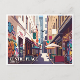 Centre Place Melbourne Australia Postcard