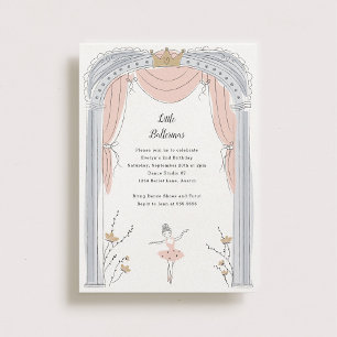 Centre Stage Kids Birthday Party Invitation