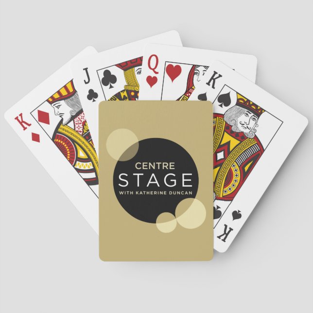 Centre Stage Playing Cards (Back)
