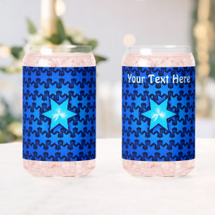 Centre Star Can Glass