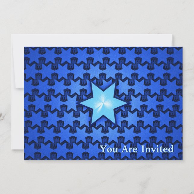 Centre Star Invitation (Front)