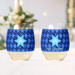 Centre Star Stemless Wine Glass