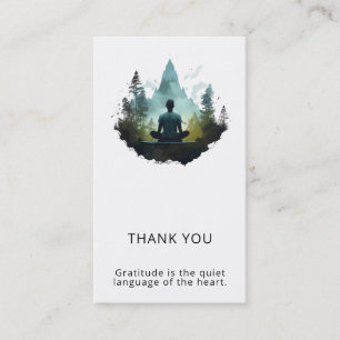 Centre Within Forest Meditation Business Card