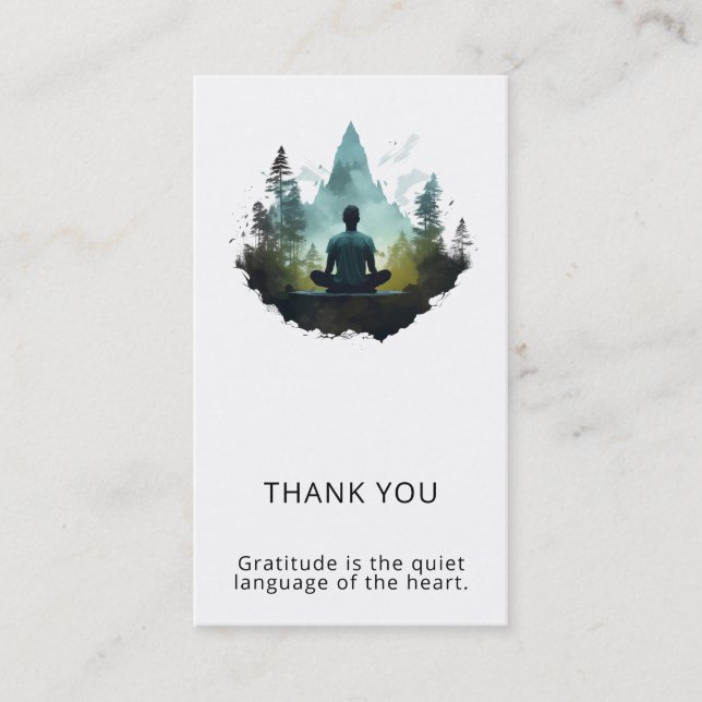 Centre Within | Forest Meditation Business Card (Front)
