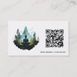 Centre Within Forest Meditation Business Card
