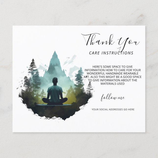 Centre Within | Forest Meditation Flyer (Front)