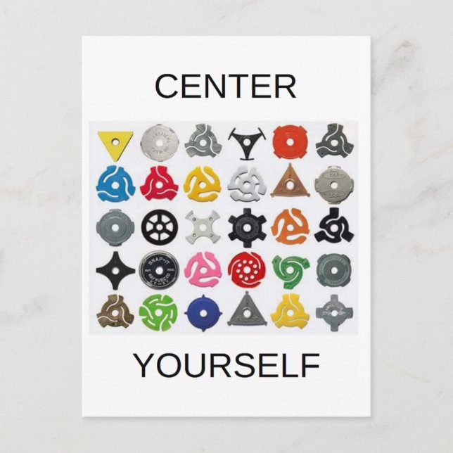 Centre Yourself Postcard (Front)