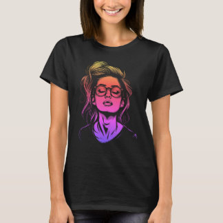Centred Calm & Vibrant Portrait T-Shirt