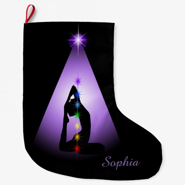 Centred Large Christmas Stocking (Front)