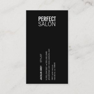 Centred Type Appointment Variation (black) Card