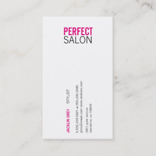 Centred Type Appointment Variation (hot pink) Card