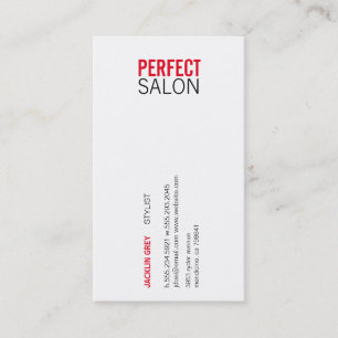 Centred Type Appointment Variation (ruby) Card