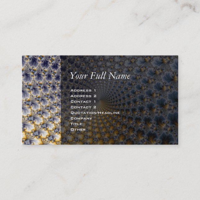 Centrifractality - Fractal Art Business Card (Front)