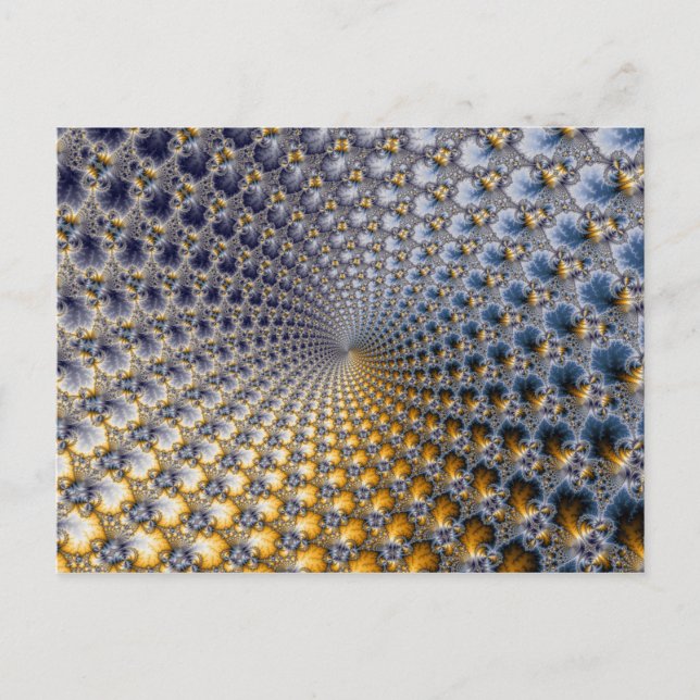 Centrifractality - Fractal Art Postcard (Front)