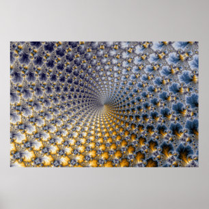 Centrifractality - Fractal Art Poster