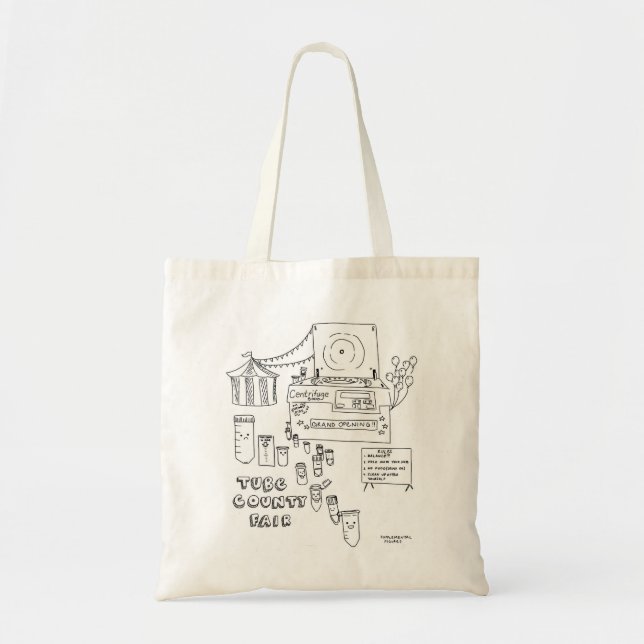 Centrifuge Ride Tote Bag (Front)